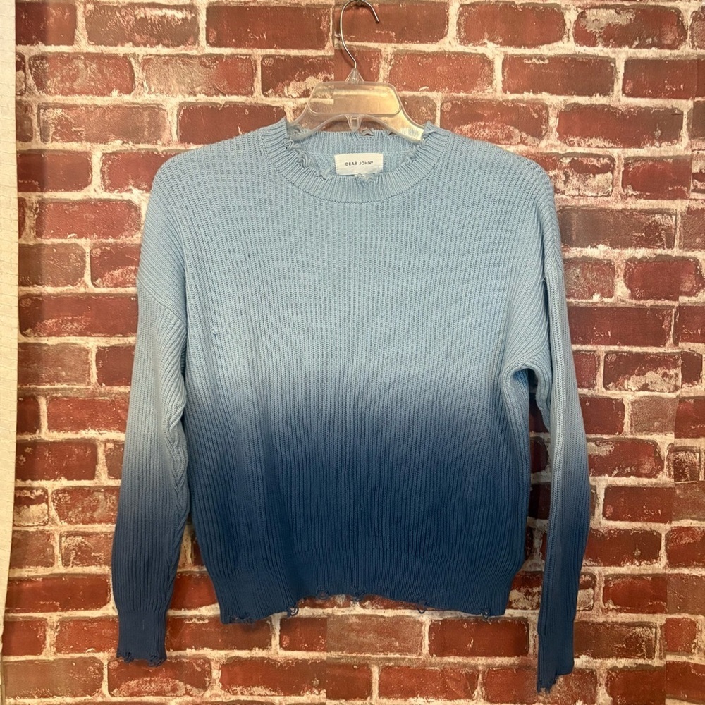 Dear John Gradient Blue Sweater